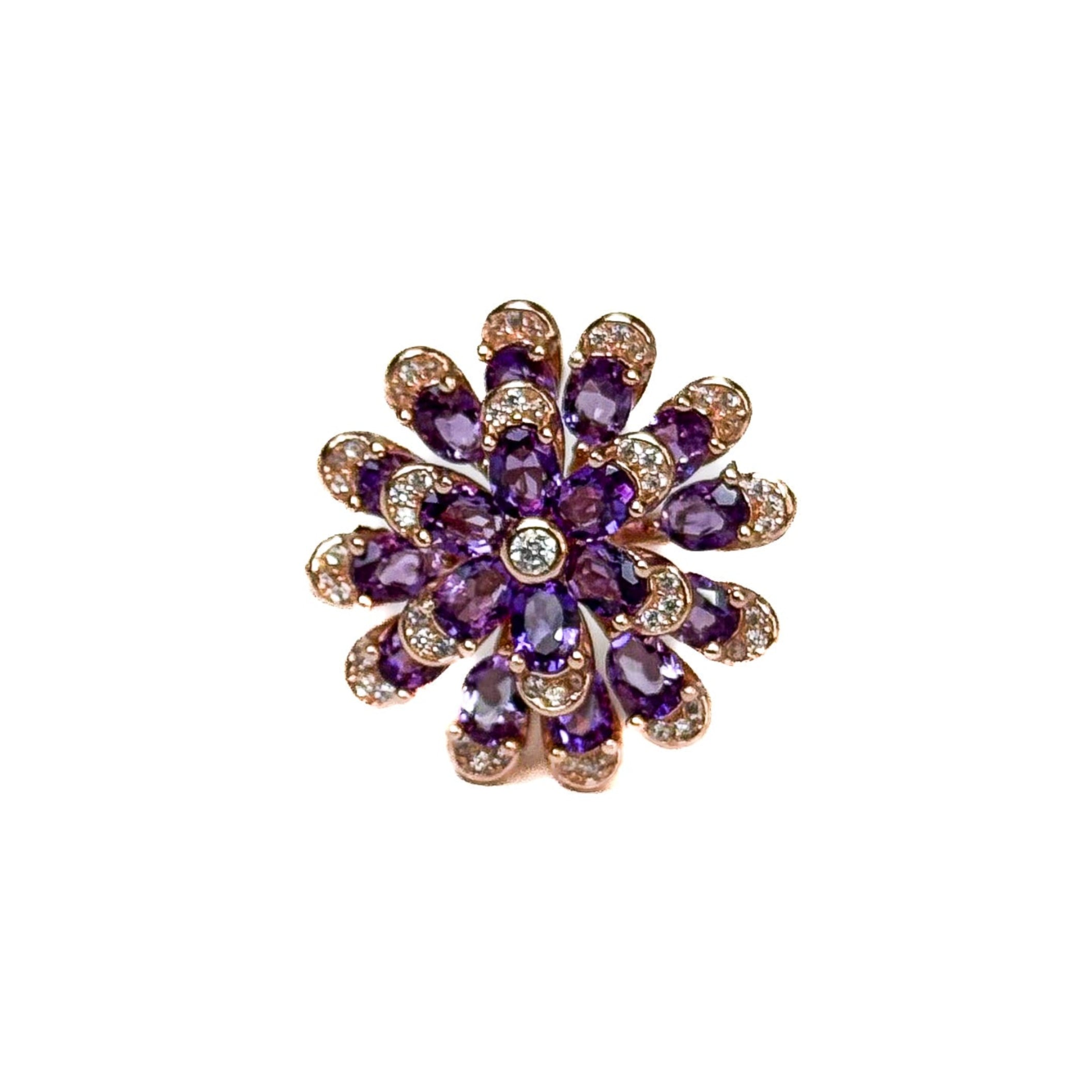 Amethyst Vintage Style Ring
