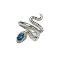 Topaz Snake Wrap Ring