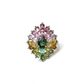 Tourmaline Oval Cut Ring