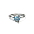 Topaz Round Cut Ring