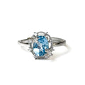 Topaz Princess Cut Ring