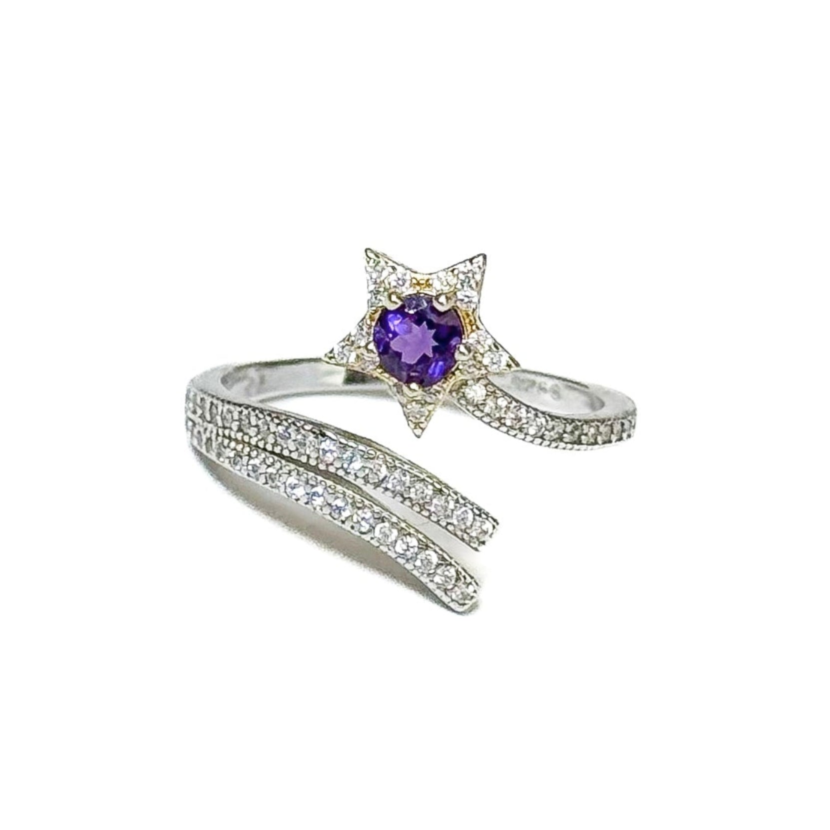 Amethyst Stackable Ring