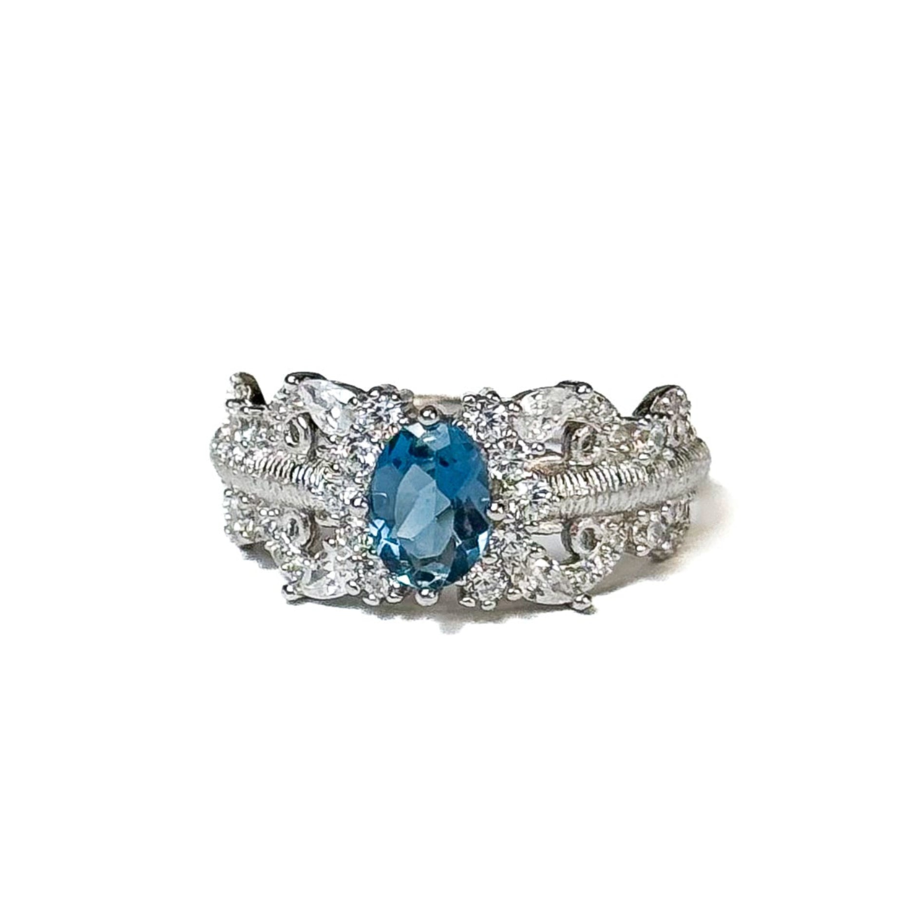 Topaz Bezel Setting Ring
