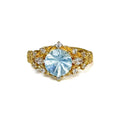 Topaz Fireworks Cut Statement Ring