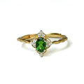 Diopside Rectangle Cut Ring