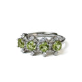 Peridot Round Solitaire Ring