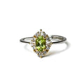 Peridot Marquise Cut Ring