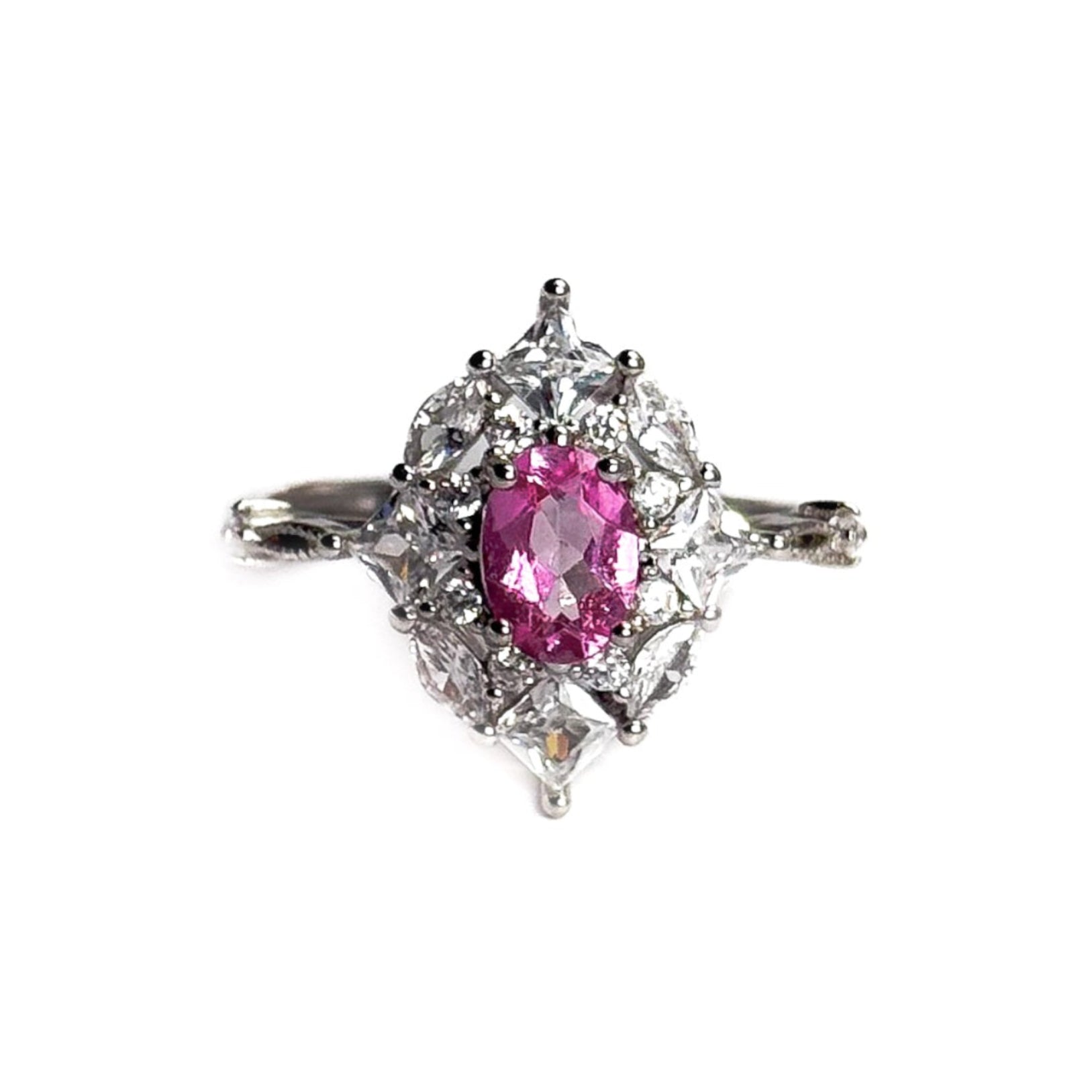 Pink Topaz Blush Tone Ring