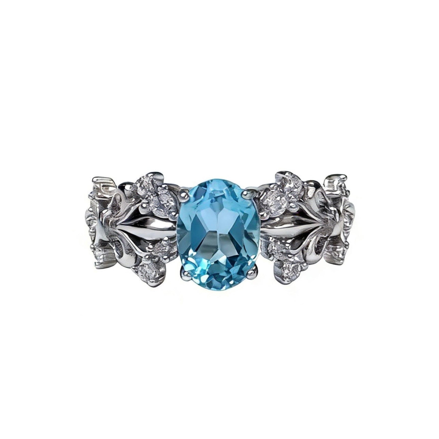 Topaz Emerald Cut Ring