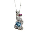 Classic Topaz Pendant Necklace