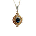 Simple Sapphire Necklace