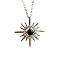 Elegant Sapphire Pendant Necklace