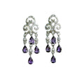 Amethyst Stud Earrings